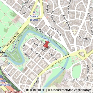 Mappa Via Valle Corteno, 10, 00141 Roma, Roma (Lazio)