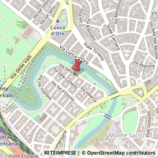 Mappa Via Valsolda, 8, 00141 Roma, Roma (Lazio)