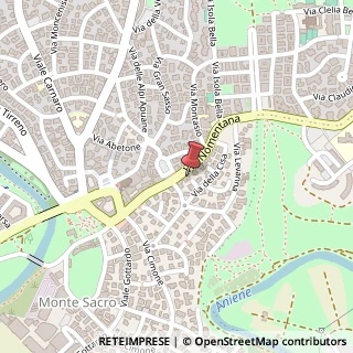 Mappa Via Nomentana, 532, 00141 Roma, Roma (Lazio)