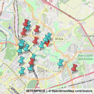 Mappa Via Carlo Spegazzini, 00156 Roma RM, Italia (2.308)