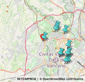 Mappa Via Augusto Tamburini, 00168 Roma RM, Italia (4.44545)