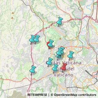 Mappa Via Augusto Tamburini, 00168 Roma RM, Italia (3.45667)