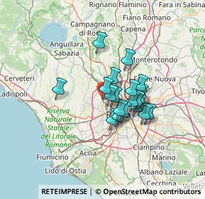 Mappa Via Augusto Tamburini, 00168 Roma RM, Italia (9.717)