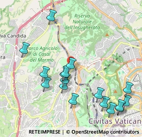 Mappa Via Augusto Tamburini, 00168 Roma RM, Italia (2.42647)