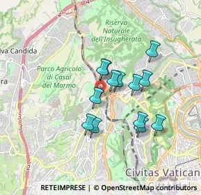 Mappa Via Augusto Tamburini, 00168 Roma RM, Italia (1.44846)