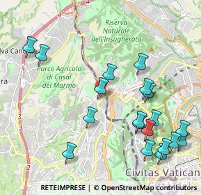 Mappa Via Augusto Tamburini, 00168 Roma RM, Italia (2.50158)