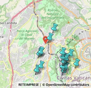 Mappa Via Augusto Tamburini, 00168 Roma RM, Italia (2.3065)