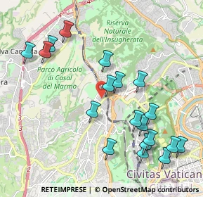 Mappa Via Augusto Tamburini, 00168 Roma RM, Italia (2.35842)