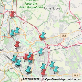 Mappa Via Gerano, 00156 Roma RM, Italia (6.5135)
