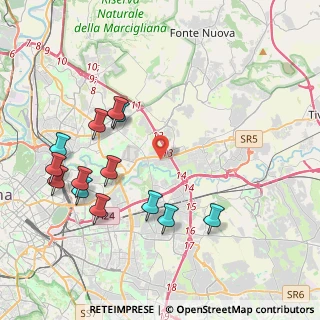 Mappa Via Gerano, 00156 Roma RM, Italia (4.73615)