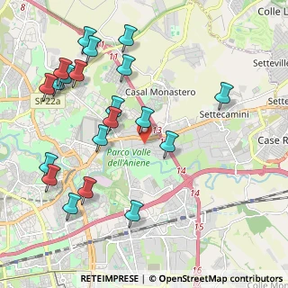Mappa Via Gerano, 00156 Roma RM, Italia (2.5355)