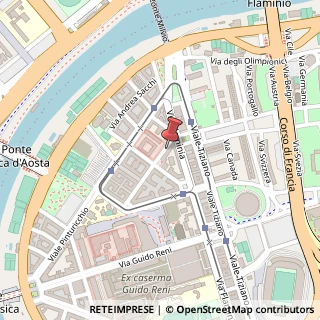 Mappa Via Guglielmo Calderini, 101, 00196 Roma, Roma (Lazio)