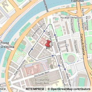 Mappa Via Giuseppe Sacconi, 19, 00196 Roma, Roma (Lazio)