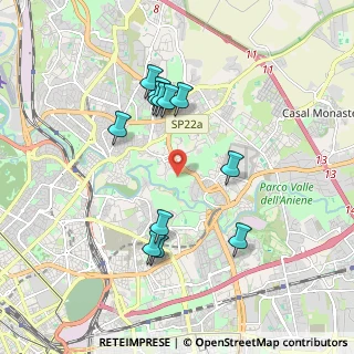 Mappa Via Vicovaro, 00156 Roma RM, Italia (1.87667)