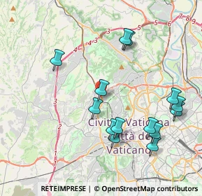 Mappa Pineta Sacchetti- Villa Maggiorani, 00168 Roma RM, Italia (4.395)