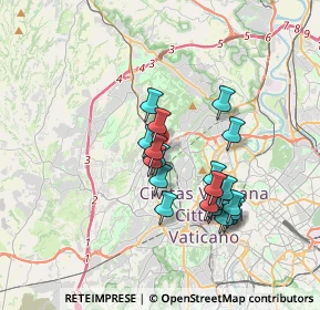 Mappa Pineta Sacchetti- Villa Maggiorani, 00168 Roma RM, Italia (3.191)