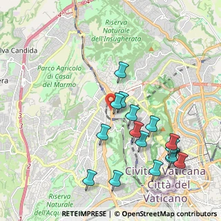 Mappa Pineta Sacchetti- Villa Maggiorani, 00168 Roma RM, Italia (2.305)