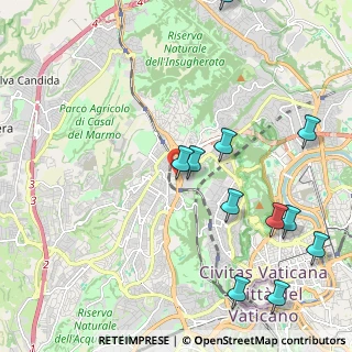 Mappa Pineta Sacchetti- Villa Maggiorani, 00168 Roma RM, Italia (2.69818)