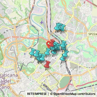 Mappa Quartiere II Parioli, 00199 Roma RM, Italia (1.3195)