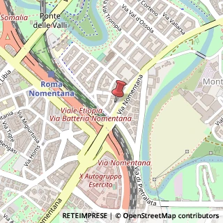 Mappa Via Nomentana, 537, 00141 Roma, Roma (Lazio)