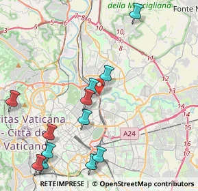 Mappa Via Val d'Aosta, 00141 Roma RM, Italia (5.31333)