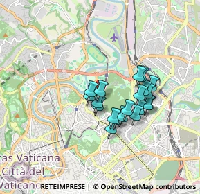 Mappa Via Ettore Petrolini, 00197 Roma RM, Italia (1.42)