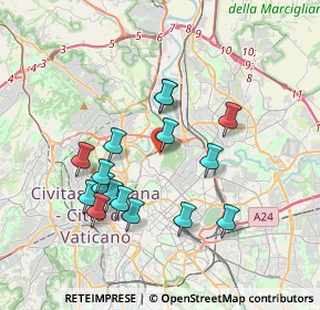 Mappa Via Ettore Petrolini, 00197 Roma RM, Italia (3.60375)