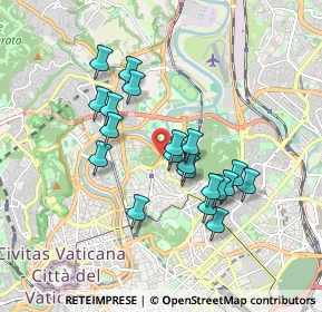 Mappa Via Antonio Sant'Elia, 00197 Roma RM, Italia (1.637)