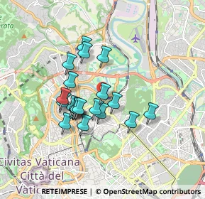 Mappa Via Antonio Sant'Elia, 00197 Roma RM, Italia (1.4635)