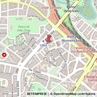 Mappa Via Gadames,  3, 00199 Roma, Roma (Lazio)