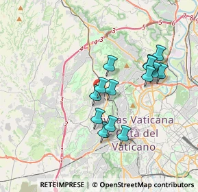 Mappa Via Anton Maria Valsalva, 00168 Roma RM, Italia (3.25357)
