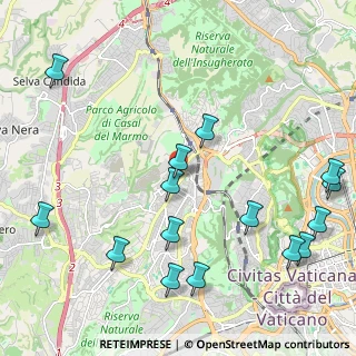 Mappa Via Anton Maria Valsalva, 00168 Roma RM, Italia (2.79667)
