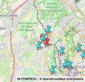 Mappa Via Anton Maria Valsalva, 00168 Roma RM, Italia (2.56182)