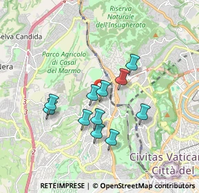 Mappa Via Anton Maria Valsalva, 00168 Roma RM, Italia (1.56545)