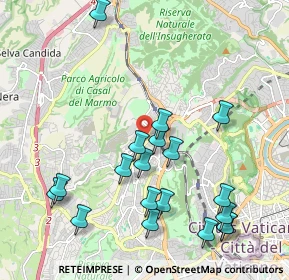 Mappa Via Anton Maria Valsalva, 00168 Roma RM, Italia (2.37789)