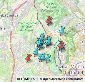 Mappa Via Anton Maria Valsalva, 00168 Roma RM, Italia (1.3975)