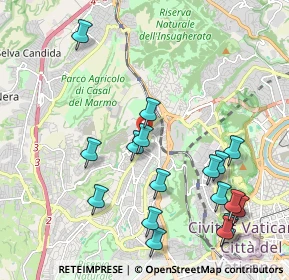 Mappa Via Anton Maria Valsalva, 00168 Roma RM, Italia (2.43353)