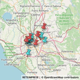 Mappa Via di Vannina, 00156 Roma RM, Italia (9.75929)