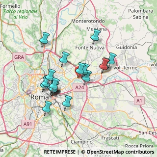 Mappa Via di Vannina, 00156 Roma RM, Italia (6.7515)