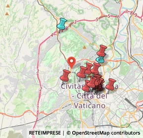 Mappa Policlinico Gemelli, 00168 Roma RM, Italia (3.38824)