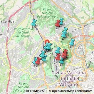 Mappa Policlinico Gemelli, 00168 Roma RM, Italia (1.7345)