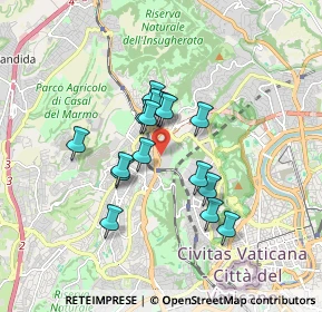 Mappa Policlinico Gemelli, 00168 Roma RM, Italia (1.39125)