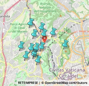 Mappa Universita' Cattolica del Sacro Cuore, 00168 Roma RM, Italia (1.55)