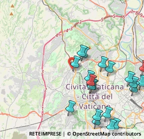 Mappa Via Taggia, 00168 Roma RM, Italia (5.2155)