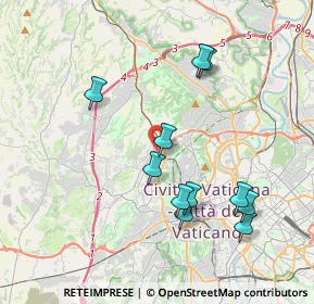 Mappa Via Taggia, 00168 Roma RM, Italia (4.02091)