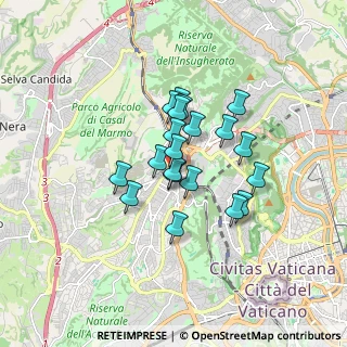 Mappa Via Taggia, 00168 Roma RM, Italia (1.273)