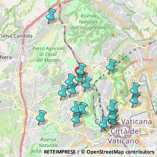 Mappa Via Taggia, 00168 Roma RM, Italia (2.34474)