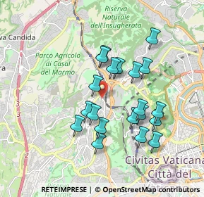 Mappa Via Taggia, 00168 Roma RM, Italia (1.71)