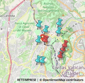 Mappa Via Taggia, 00168 Roma RM, Italia (1.68083)