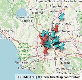Mappa Via Vittorio Marchi, 00168 Roma RM, Italia (9.8595)